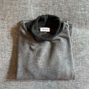LESET Lauren Long Sleeve Turtleneck